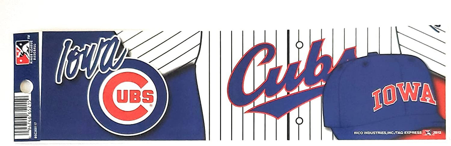 Rico Industries Iowa Cubs Bumper Sticker