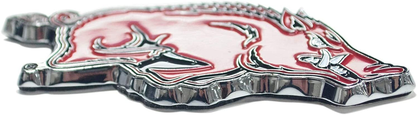 Chicago Cubs Solid Metal Color Auto Emblem, Raised, 3.5 Inch, Adhesive Backing