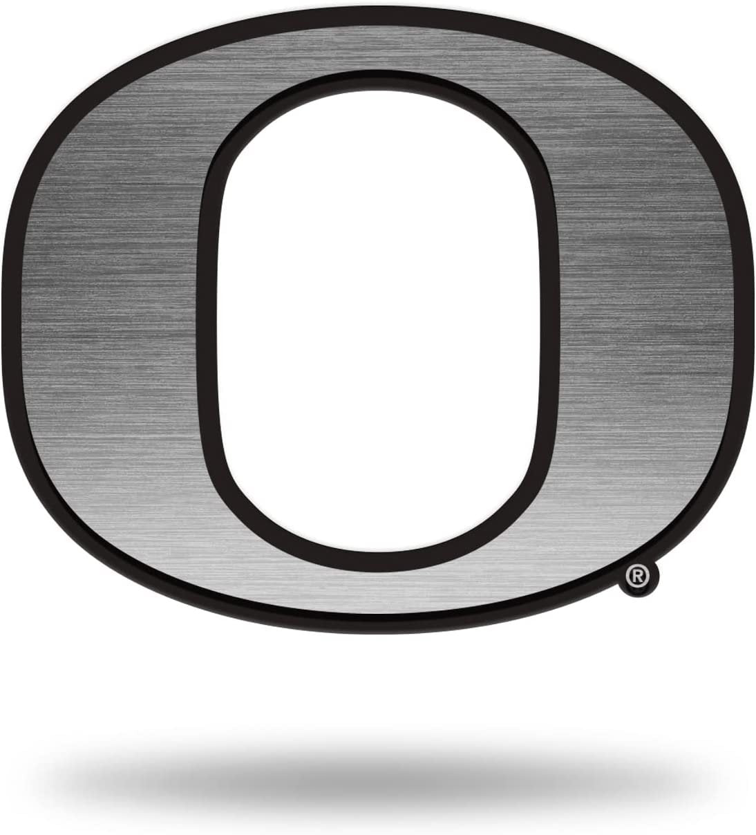University of Oregon Ducks Solid Metal Auto Emblem Antique Nickel for Car/Truck/SUV