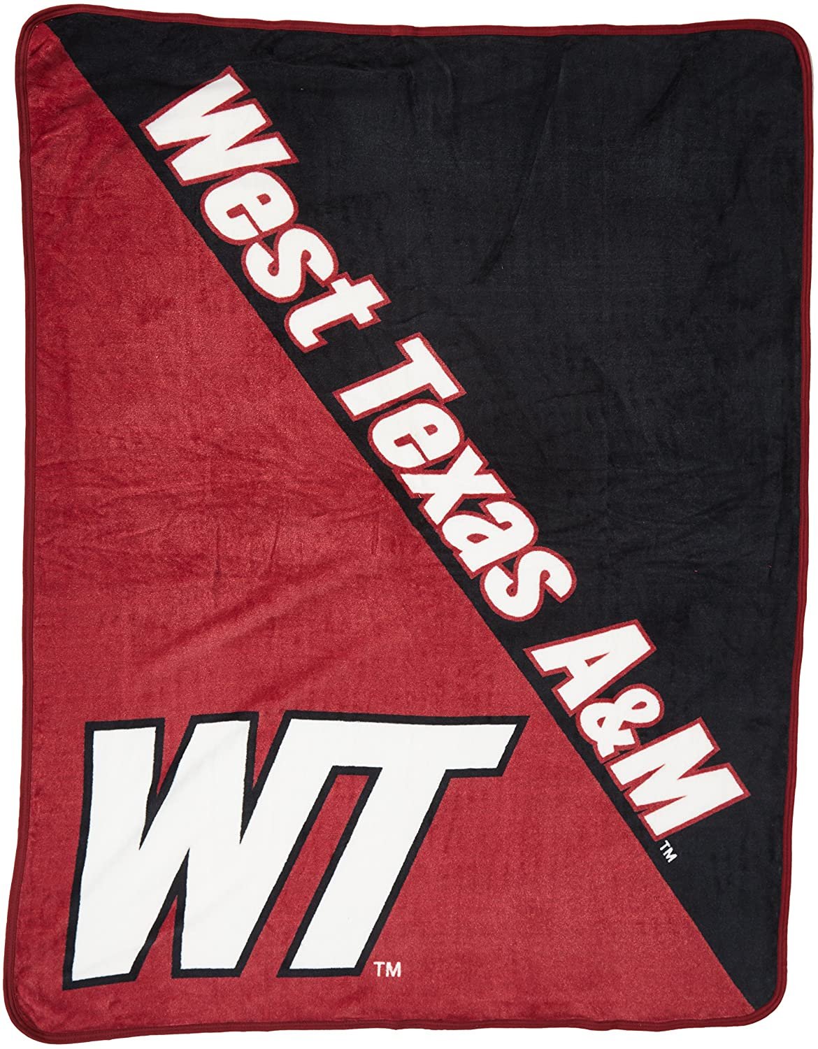NCAA West Texas A&M Micro Raschel Throw, One Size, Multicolor