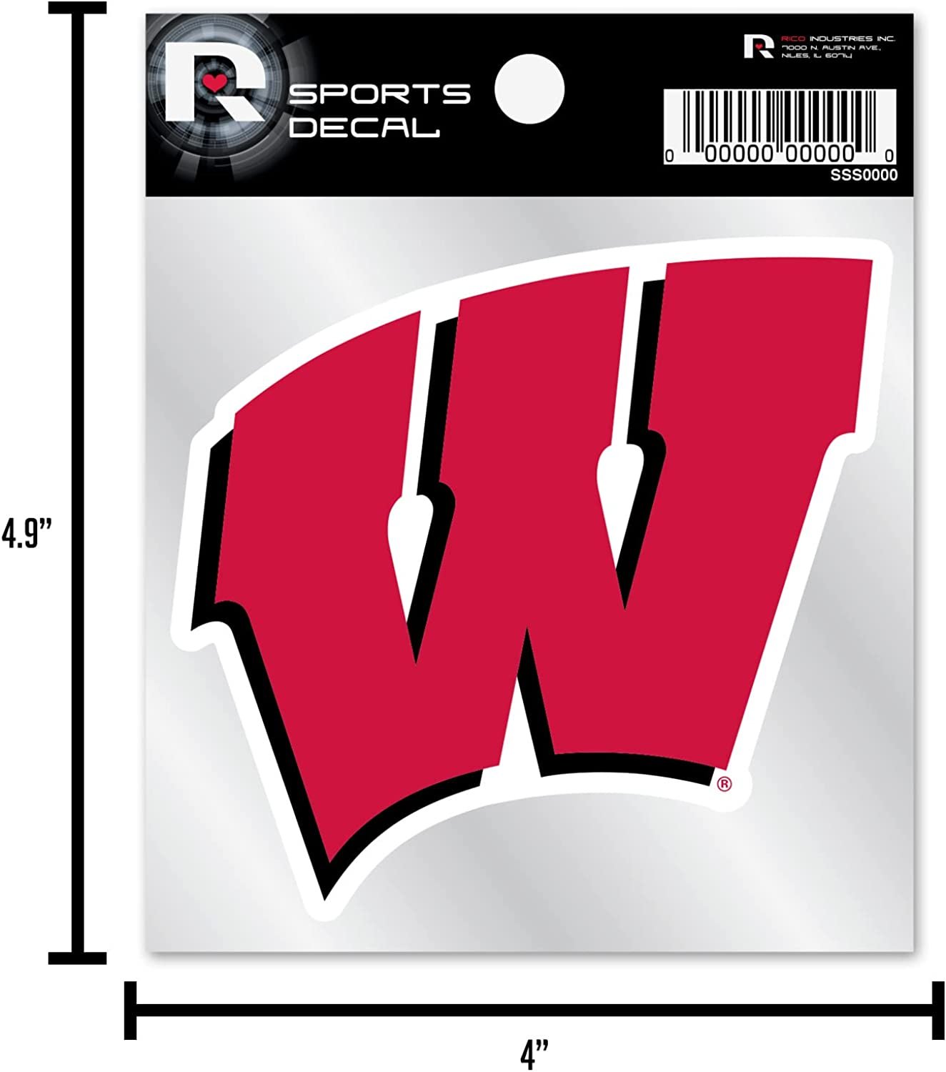 Toronto Maple Leafs 4x4 Inch Die Cut Decal Sticker, Primary Logo, Clear Backing
