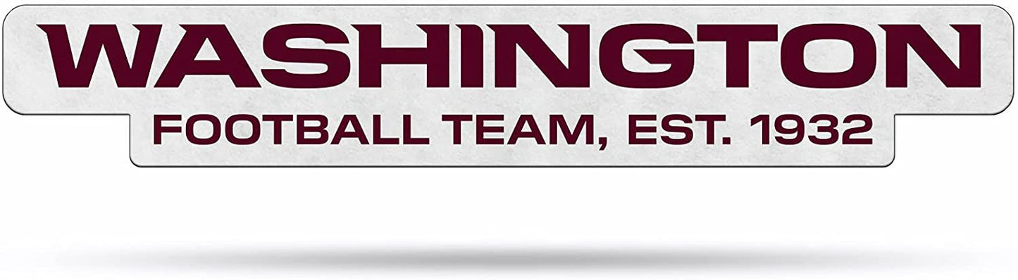 Washington Commanders Football Team Soft Felt Pennant, Logo Design, Shape Cut, 18 Inch, Easy To Hang