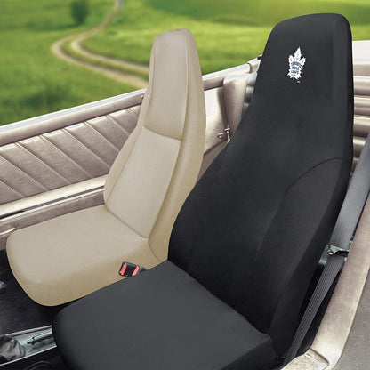 Toronto Maple Leafs Bucket Auto Seat Cover 48x20 Inch Elastic