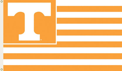 BSI Products, INC. - Tennessee Volunteers 3’x5’ Flag with Heavy-Duty Brass Grommets - UT Football, Basketball & Baseball Pride - High Durability for Indoor & Outdoor Use - Great Gift Idea - Stripes
