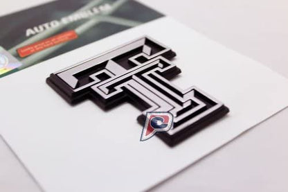 Texas Tech Red Raiders Car 3D Chrome Auto Emblem