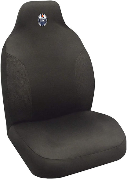 Edmonton Oilers Bucket Auto Seat Cover 48x20 Inch Elastic