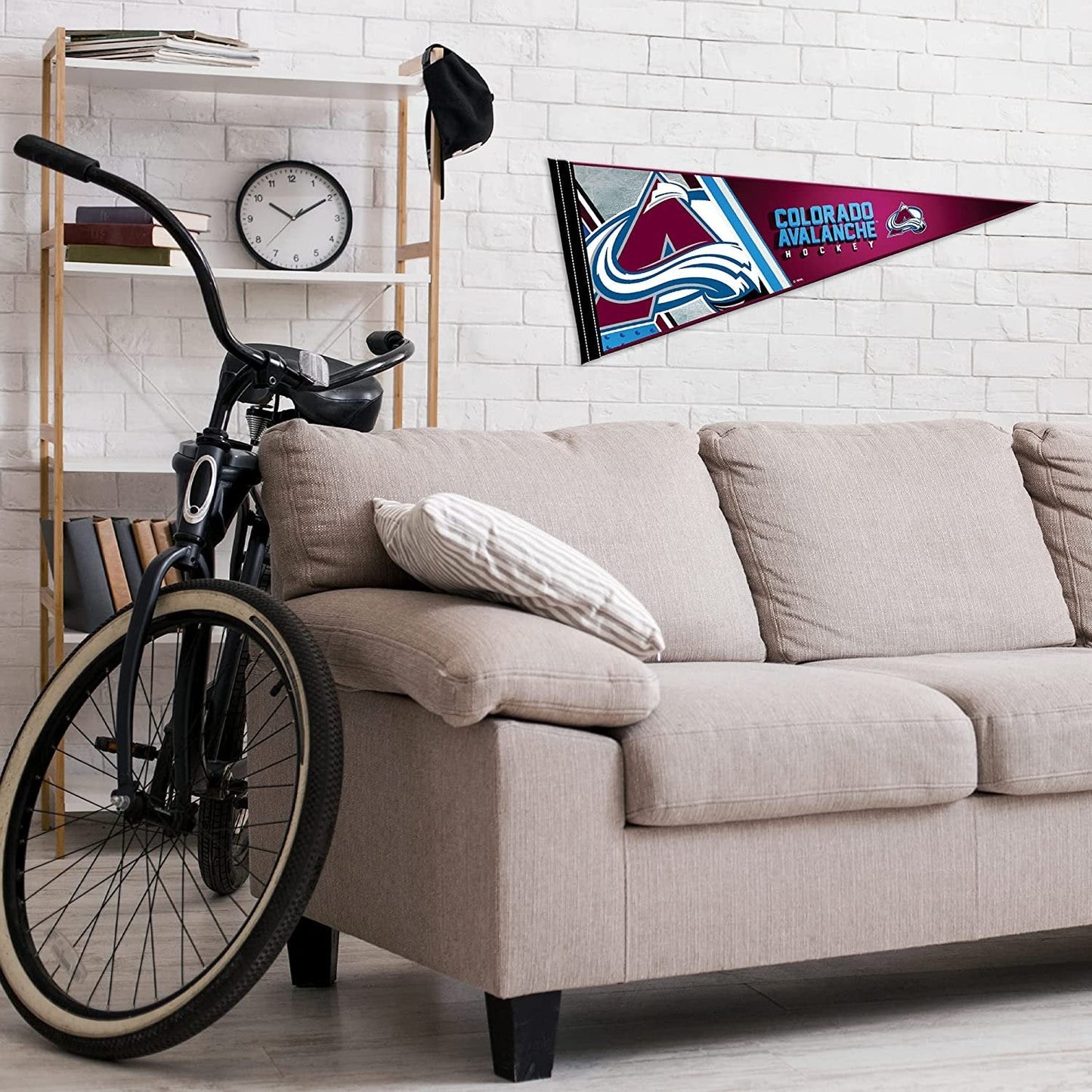 Colorado Avalanche Primary Pennant 12" x 30" Soft Felt