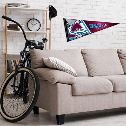 Colorado Avalanche Primary Pennant 12" x 30" Soft Felt