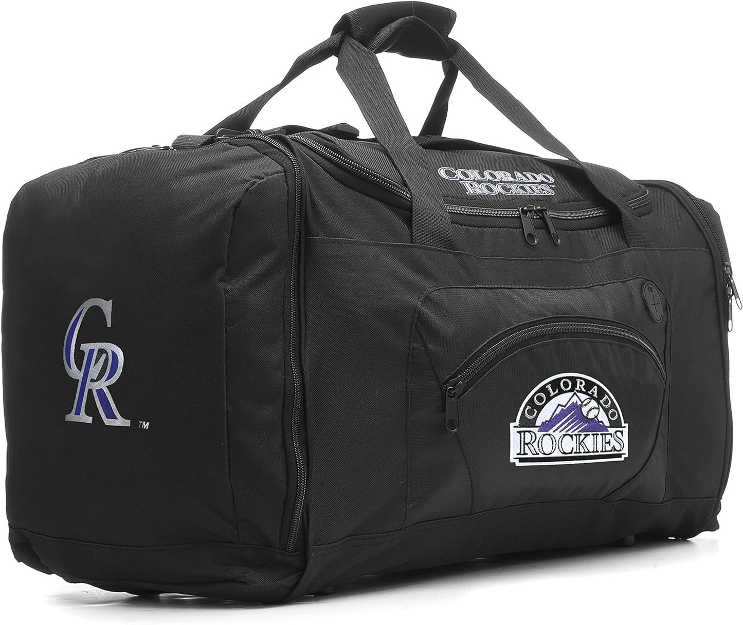 Kansas City Royals Premium Duffel Bag Roadblock Design Embroidered Logo 20 Inch