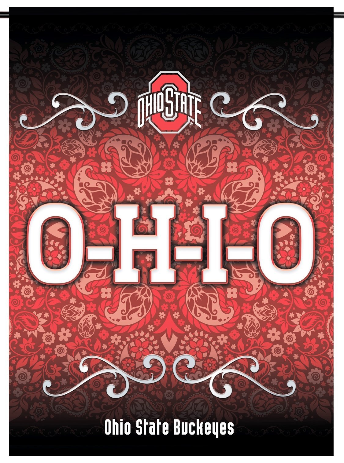 Rico Industries Ohio State University Garden Flag 13" X 18"