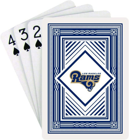 NFL LOS ANGELES RAMS PLAYING CARDS (CLASSIC BACK, ONE DECK)