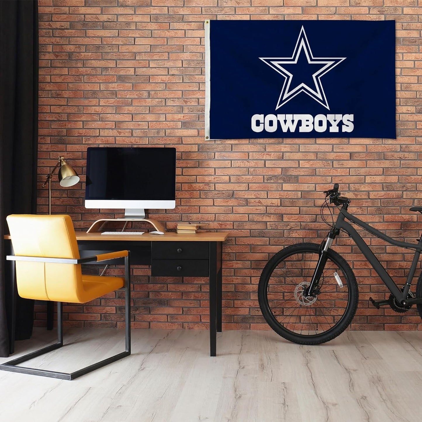 Rico Industries NFL Dallas Cowboys Navy&Star 3' x 5' Banner Flag 3' x 5' Banner Flag Single Sided - Indoor or Outdoor - Home Décor