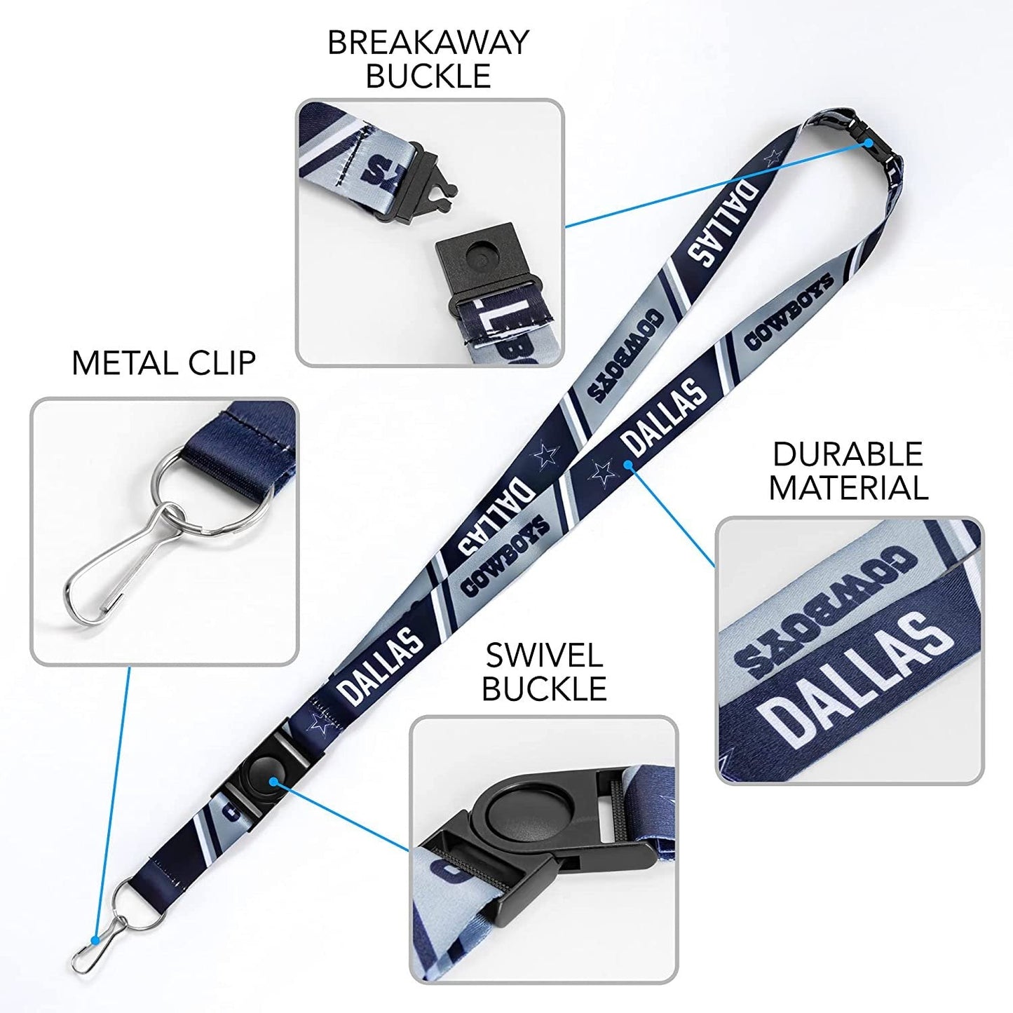 Rico Industries MLB Minnesota Twins Lanyard Unisex Button Clip and Breakaway/Detachable Premium