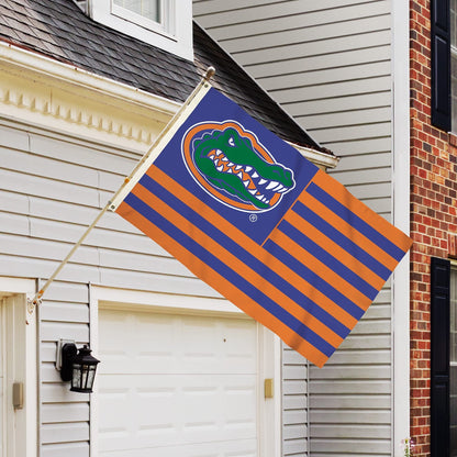 BSI PRODUCTS, INC. - Florida Gators 3’x5’ Flag with Heavy-Duty Brass Grommets - UF Football, Basketball & Baseball Pride - High Durability - Designed for Indoor or Outdoor Use - Great Gift Idea