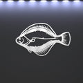 Steel Flounder / Halibut Wall Art