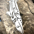 Steel Lake Sturgeon Wall Art