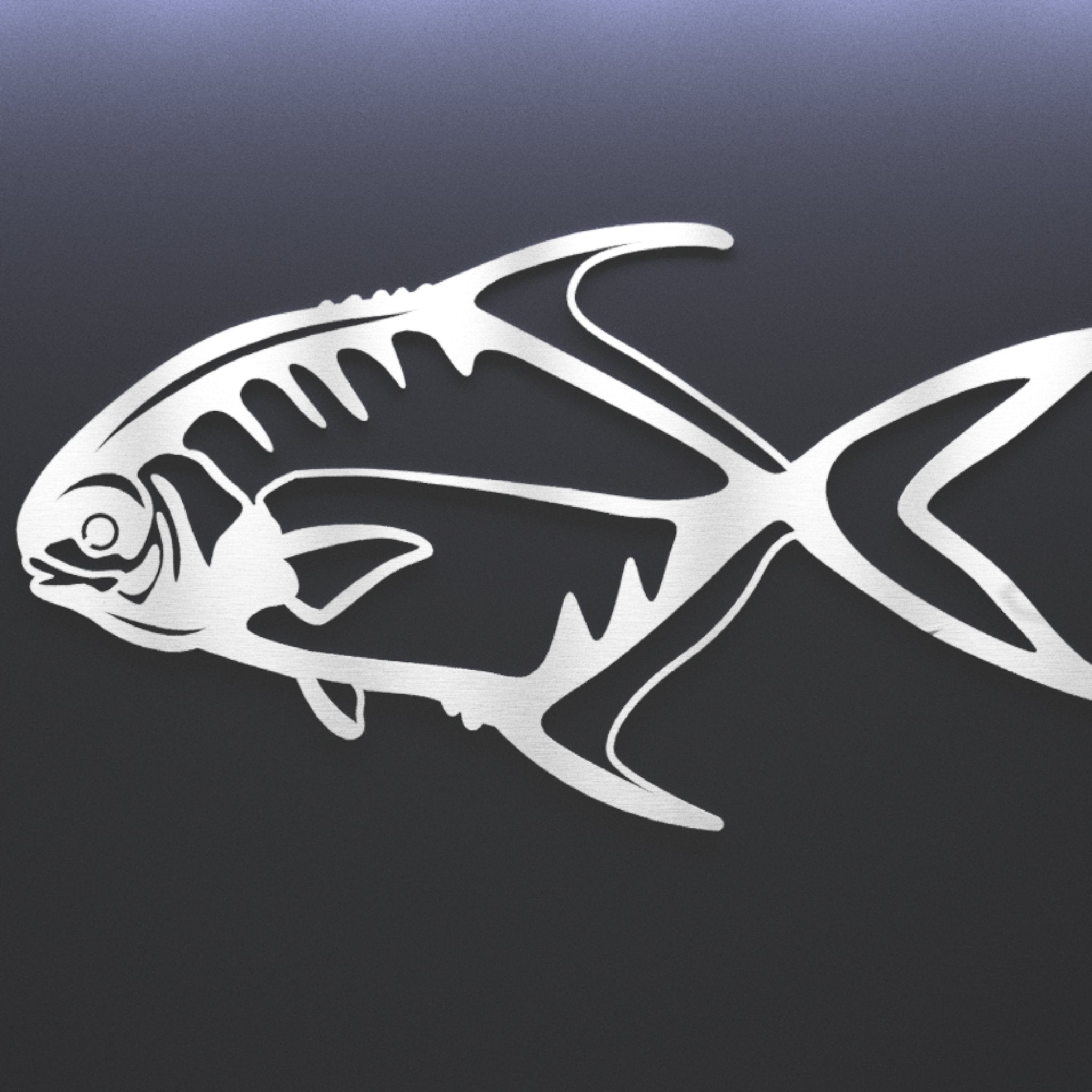 Steel Permit Fish Wall Art